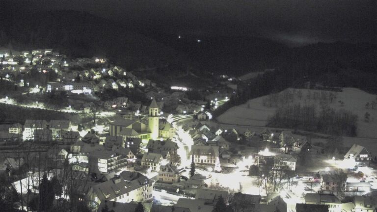 Dieses Bild zeigt eine Webcam-Aufnahme von Ottenhöfen, aufgenommen am Freitag, den 02.01.2026 um 07:00 Uhr