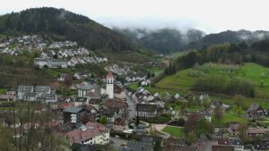 Dieses Bild zeigt eine Webcam-Aufnahme von Ottenhöfen, aufgenommen am Sonntag, den 12.04.2026 um 09:40 Uhr
