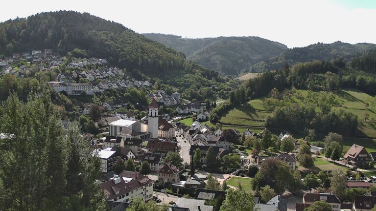 Dieses Bild zeigt eine Webcam-Aufnahme von Ottenhöfen, aufgenommen am Samstag, den 19.09.2026 um 11:30 Uhr