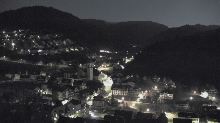 Dieses Bild zeigt eine Webcam-Aufnahme von Ottenhöfen, aufgenommen am Freitag, den 03.04.2026 um 03:30 Uhr