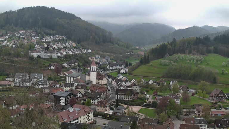 Dieses Bild zeigt eine Webcam-Aufnahme von Ottenhöfen, aufgenommen am Dienstag, den 14.04.2026 um 14:00 Uhr