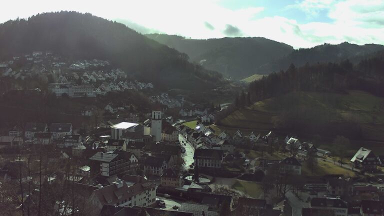 Dieses Bild zeigt eine Webcam-Aufnahme von Ottenhöfen, aufgenommen am Samstag, den 07.02.2026 um 10:40 Uhr