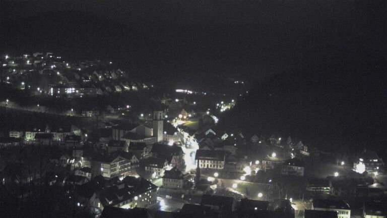 Dieses Bild zeigt eine Webcam-Aufnahme von Ottenhöfen, aufgenommen am Mittwoch, den 25.03.2026 um 23:00 Uhr