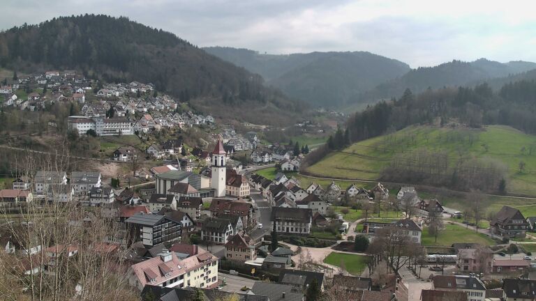 Dieses Bild zeigt eine Webcam-Aufnahme von Ottenhöfen, aufgenommen am Montag, den 23.03.2026 um 14:50 Uhr