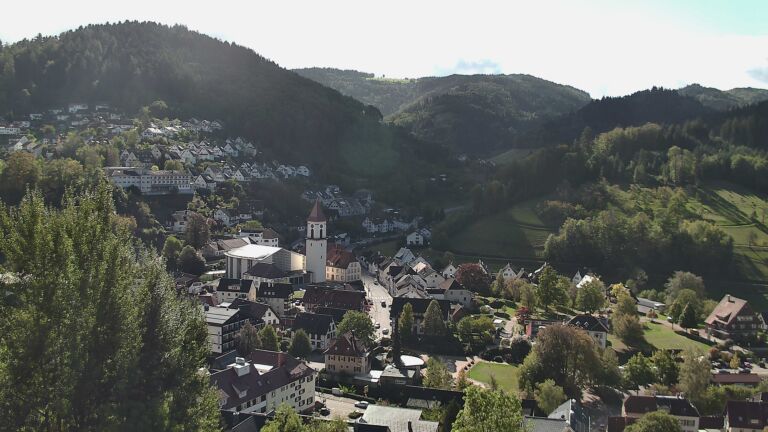 Dieses Bild zeigt eine Webcam-Aufnahme von Ottenhöfen, aufgenommen am Montag, den 12.10.2026 um 11:40 Uhr