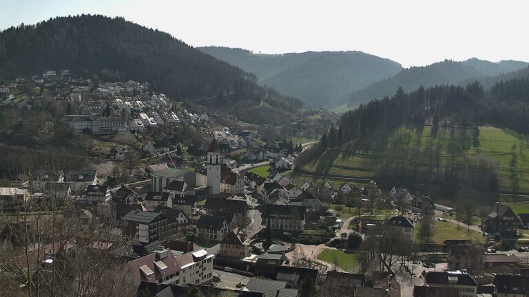 Dieses Bild zeigt eine Webcam-Aufnahme von Ottenhöfen, aufgenommen am Donnerstag, den 05.03.2026 um 12:50 Uhr