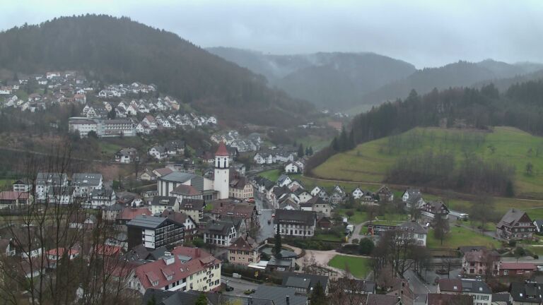 Dieses Bild zeigt eine Webcam-Aufnahme von Ottenhöfen, aufgenommen am Samstag, den 14.03.2026 um 07:10 Uhr