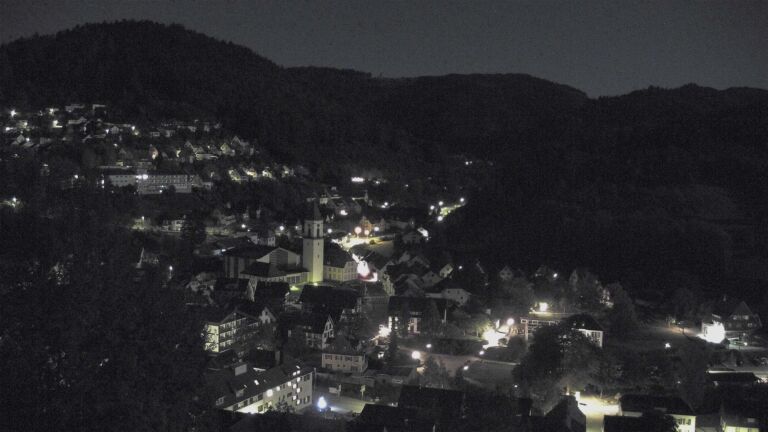 Dieses Bild zeigt eine Webcam-Aufnahme von Ottenhöfen, aufgenommen am Samstag, den 26.09.2026 um 05:00 Uhr