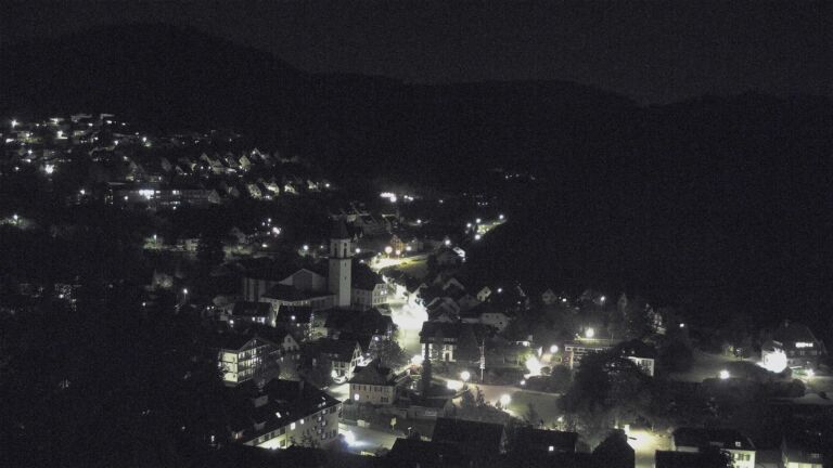 Dieses Bild zeigt eine Webcam-Aufnahme von Ottenhöfen, aufgenommen am Samstag, den 09.05.2026 um 23:00 Uhr