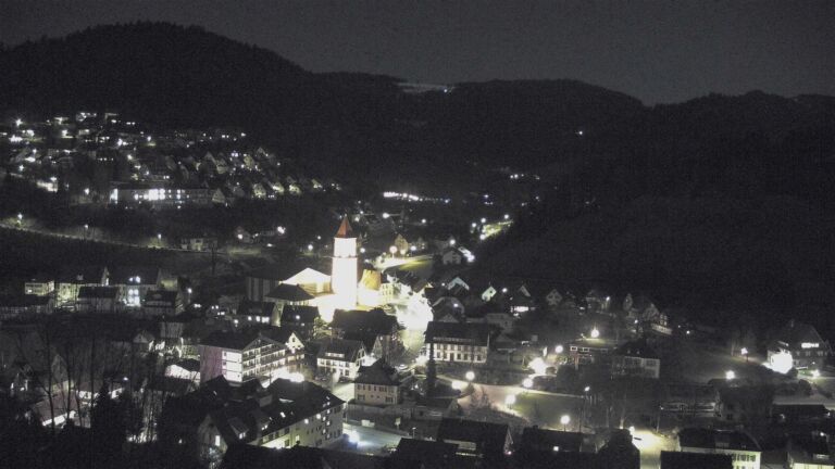 Dieses Bild zeigt eine Webcam-Aufnahme von Ottenhöfen, aufgenommen am Freitag, den 27.03.2026 um 20:50 Uhr