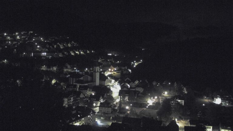 Dieses Bild zeigt eine Webcam-Aufnahme von Ottenhöfen, aufgenommen am Freitag, den 09.10.2026 um 00:00 Uhr