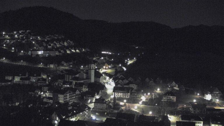 Dieses Bild zeigt eine Webcam-Aufnahme von Ottenhöfen, aufgenommen am Donnerstag, den 26.02.2026 um 02:00 Uhr