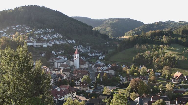 Dieses Bild zeigt eine Webcam-Aufnahme von Ottenhöfen, aufgenommen am Mittwoch, den 23.09.2026 um 08:30 Uhr