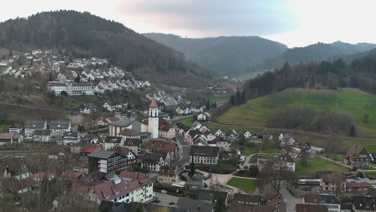 Dieses Bild zeigt eine Webcam-Aufnahme von Ottenhöfen, aufgenommen am Sonntag, den 22.03.2026 um 06:50 Uhr