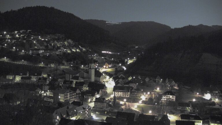 Dieses Bild zeigt eine Webcam-Aufnahme von Ottenhöfen, aufgenommen am Donnerstag, den 02.04.2026 um 02:00 Uhr