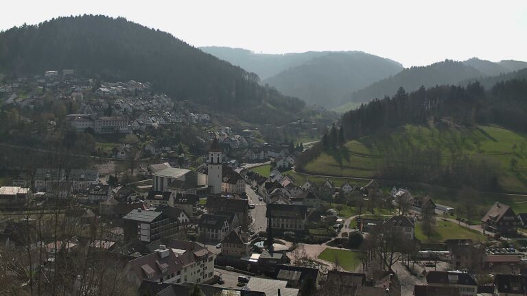 Dieses Bild zeigt eine Webcam-Aufnahme von Ottenhöfen, aufgenommen am Sonntag, den 22.03.2026 um 11:30 Uhr