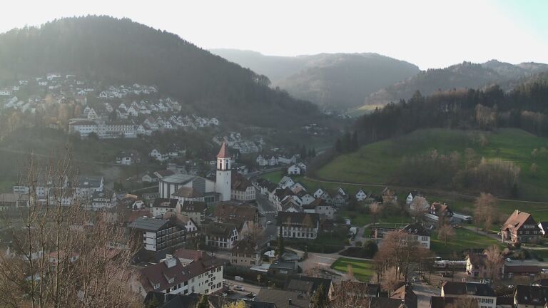 Dieses Bild zeigt eine Webcam-Aufnahme von Ottenhöfen, aufgenommen am Donnerstag, den 19.03.2026 um 07:40 Uhr