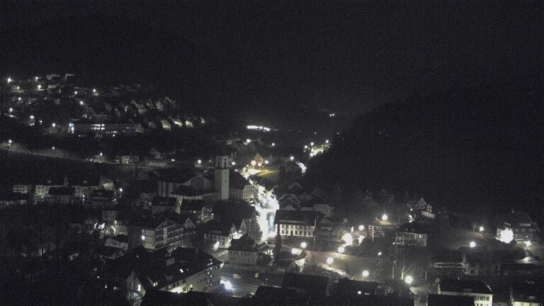 Dieses Bild zeigt eine Webcam-Aufnahme von Ottenhöfen, aufgenommen am Samstag, den 07.02.2026 um 03:00 Uhr