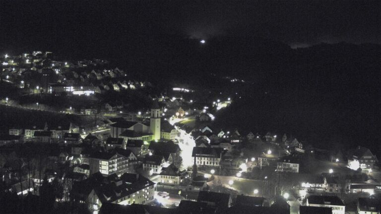 Dieses Bild zeigt eine Webcam-Aufnahme von Ottenhöfen, aufgenommen am Donnerstag, den 12.02.2026 um 06:20 Uhr