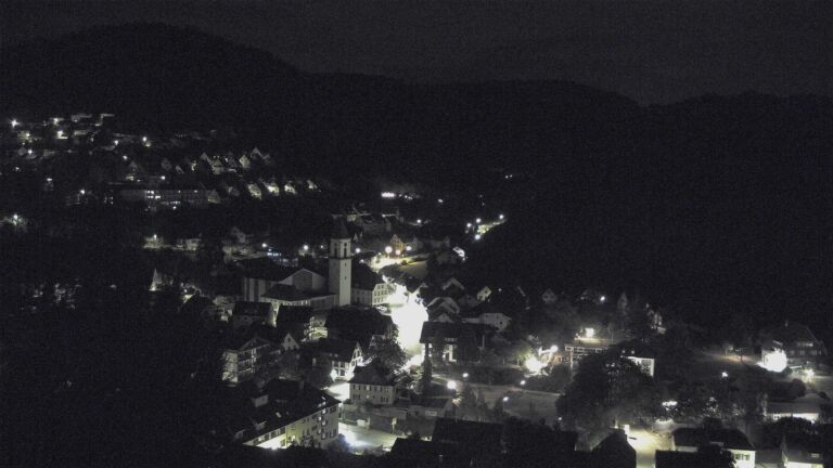 Dieses Bild zeigt eine Webcam-Aufnahme von Ottenhöfen, aufgenommen am Dienstag, den 25.08.2026 um 02:00 Uhr