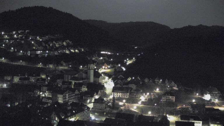 Dieses Bild zeigt eine Webcam-Aufnahme von Ottenhöfen, aufgenommen am Samstag, den 07.03.2026 um 02:30 Uhr