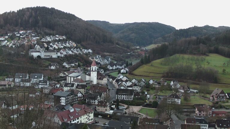 Dieses Bild zeigt eine Webcam-Aufnahme von Ottenhöfen, aufgenommen am Donnerstag, den 26.02.2026 um 07:40 Uhr