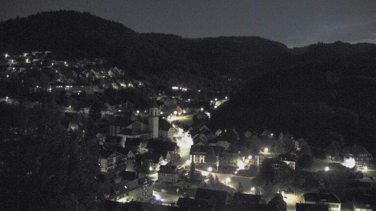 Dieses Bild zeigt eine Webcam-Aufnahme von Ottenhöfen, aufgenommen am Samstag, den 02.05.2026 um 03:00 Uhr