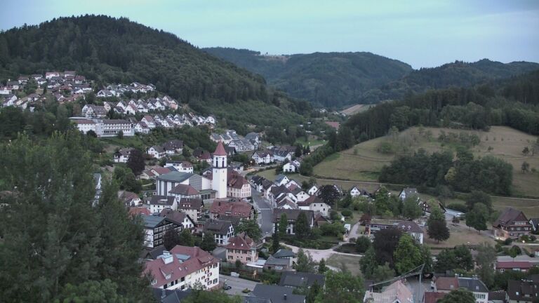 Dieses Bild zeigt eine Webcam-Aufnahme von Ottenhöfen, aufgenommen am Mittwoch, den 22.07.2026 um 21:30 Uhr