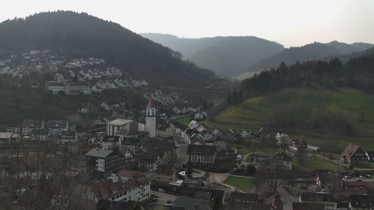 Dieses Bild zeigt eine Webcam-Aufnahme von Ottenhöfen, aufgenommen am Montag, den 09.03.2026 um 09:10 Uhr