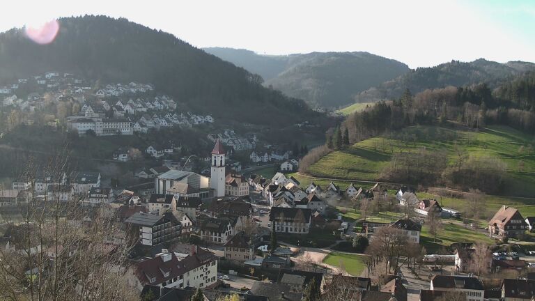 Dieses Bild zeigt eine Webcam-Aufnahme von Ottenhöfen, aufgenommen am Freitag, den 20.03.2026 um 08:30 Uhr