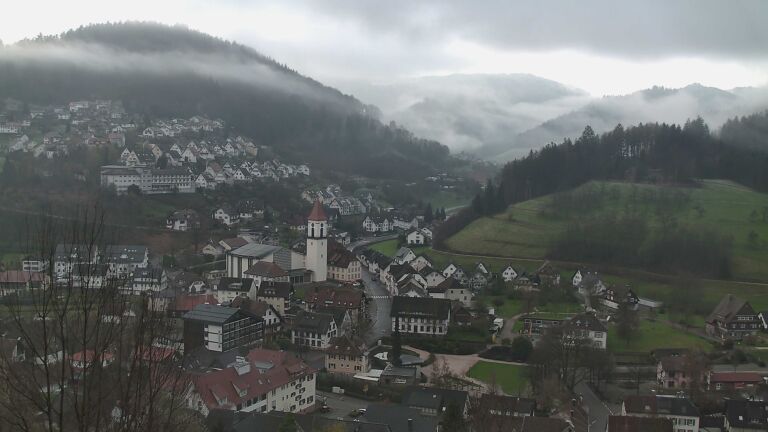 Dieses Bild zeigt eine Webcam-Aufnahme von Ottenhöfen, aufgenommen am Sonntag, den 29.03.2026 um 08:20 Uhr