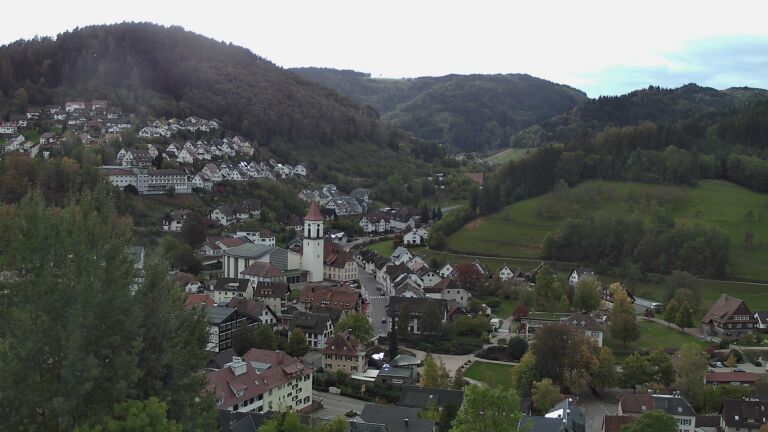 Dieses Bild zeigt eine Webcam-Aufnahme von Ottenhöfen, aufgenommen am Freitag, den 23.10.2026 um 11:50 Uhr