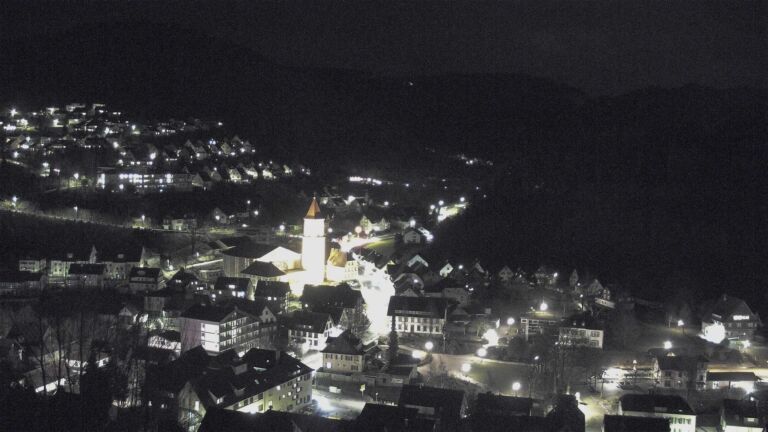 Dieses Bild zeigt eine Webcam-Aufnahme von Ottenhöfen, aufgenommen am Dienstag, den 17.02.2026 um 20:30 Uhr