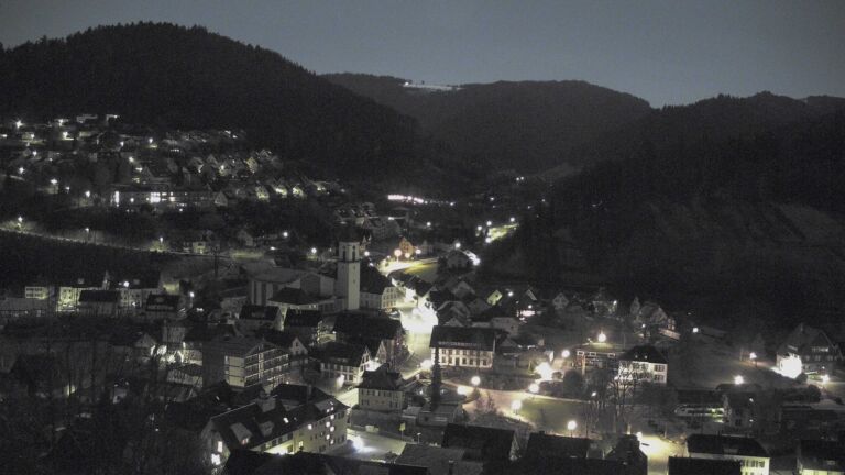 Dieses Bild zeigt eine Webcam-Aufnahme von Ottenhöfen, aufgenommen am Donnerstag, den 02.04.2026 um 00:30 Uhr