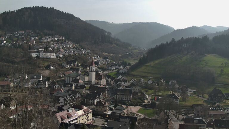 Dieses Bild zeigt eine Webcam-Aufnahme von Ottenhöfen, aufgenommen am Sonntag, den 08.03.2026 um 14:40 Uhr