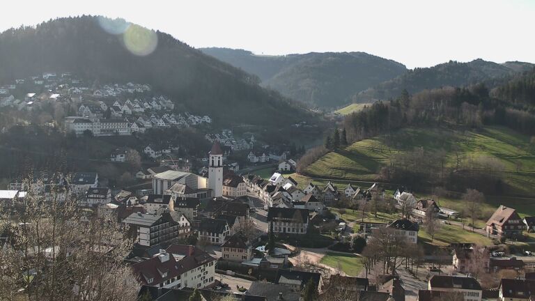 Dieses Bild zeigt eine Webcam-Aufnahme von Ottenhöfen, aufgenommen am Dienstag, den 03.03.2026 um 09:30 Uhr