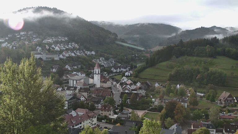 Dieses Bild zeigt eine Webcam-Aufnahme von Ottenhöfen, aufgenommen am Freitag, den 02.10.2026 um 09:00 Uhr