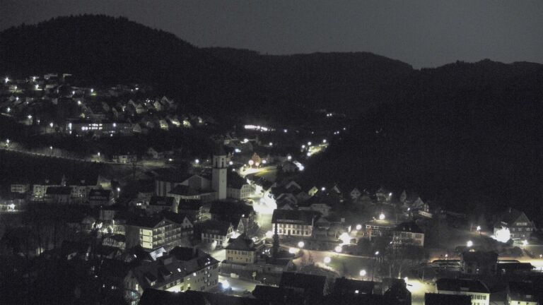 Dieses Bild zeigt eine Webcam-Aufnahme von Ottenhöfen, aufgenommen am Samstag, den 07.03.2026 um 04:30 Uhr