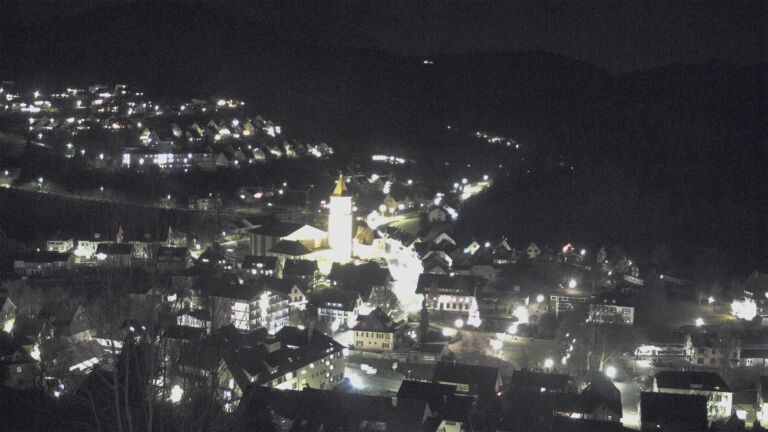 Dieses Bild zeigt eine Webcam-Aufnahme von Ottenhöfen, aufgenommen am Mittwoch, den 17.12.2025 um 20:50 Uhr