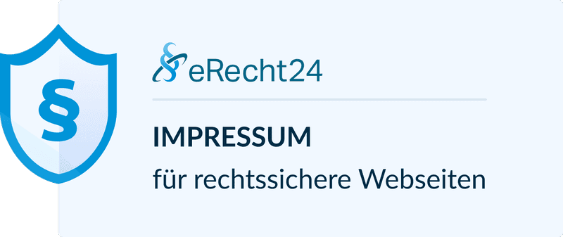 Impressum Siegel eRecht 24 Premium Impressum Siegel eRecht 24 Premium